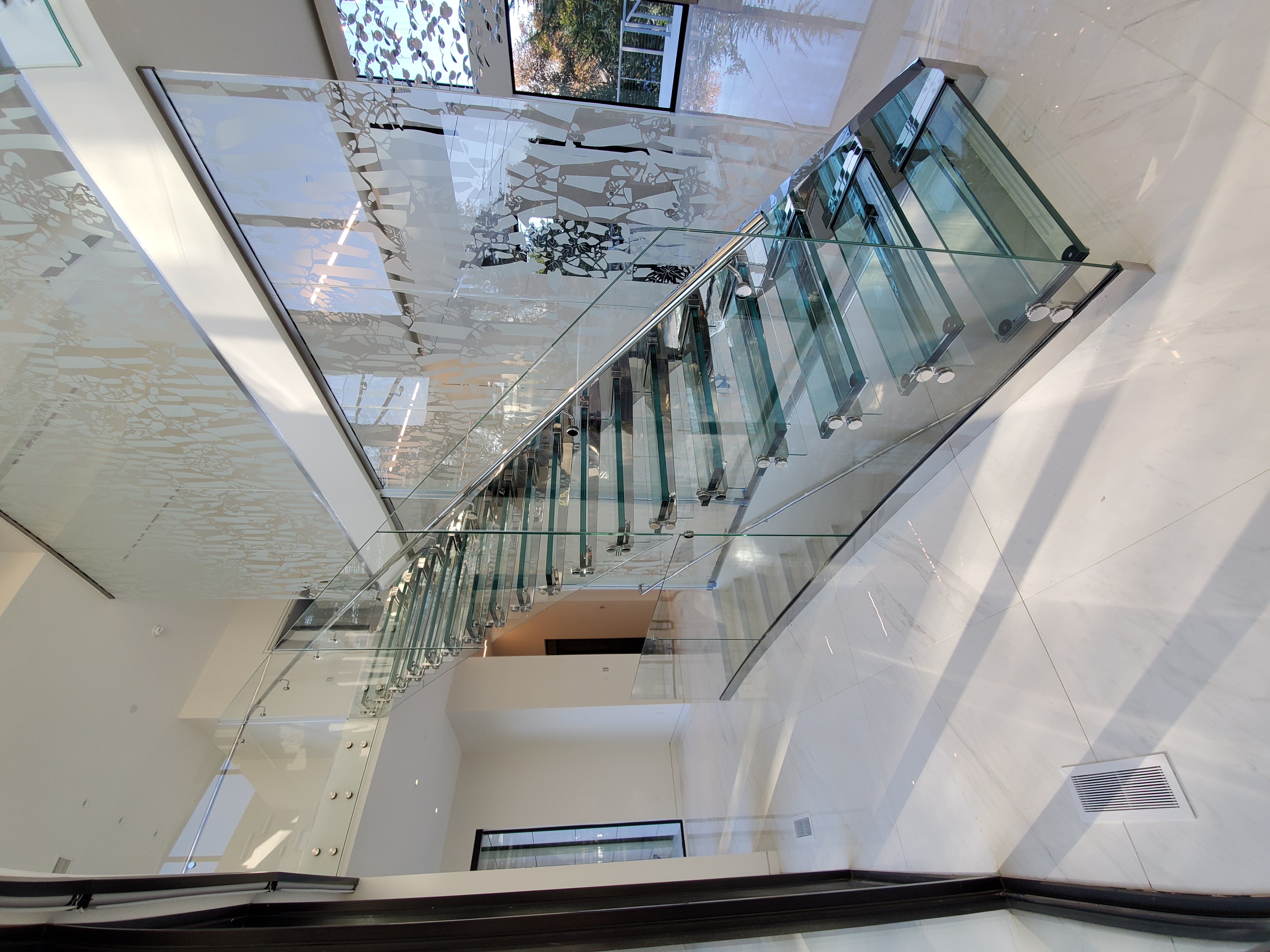 Private Residence — Atrium Stair — view 2